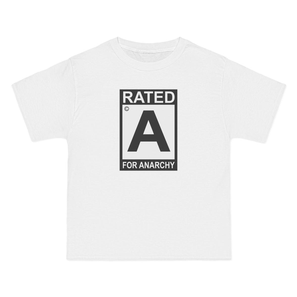 Rated A White T-Shirt