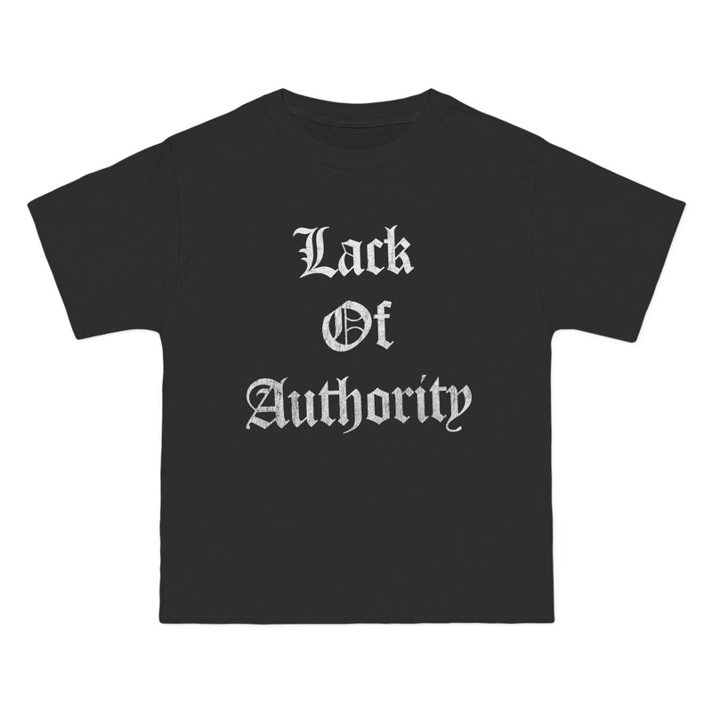 Lack Of Authority Black T-Shirt